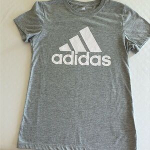 Adidas Kids Heather Gray Tee